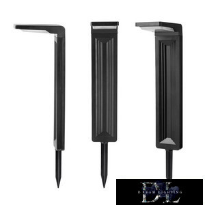 UNIVERSO Solární zahradní lampa 5 V 2 W 200 lm 6500 K IP65 černá 573 x 162 x 90 mm