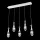 ELDLUX MEDÚZA závěsná lampa 5×5W NW chrom