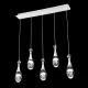 ELDLUX MEDÚZA závěsná lampa 5×5W NW chrom