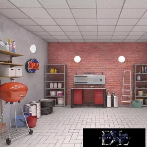 EMOS TORI LED lampa, kulatá, 15W, 1250lm, WW, IP54, bílá