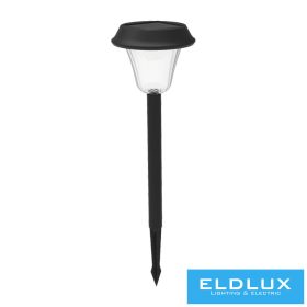   UNIVERSO Solární lampa do trávy 4,5 V-300 mAH 15 lm 3000 k+RGB IP54 černá