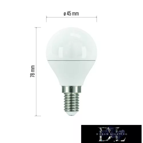 LED žárovka EMOS True Light Mini Globe/E14/4,2 W/470 lm/přírodní bílá